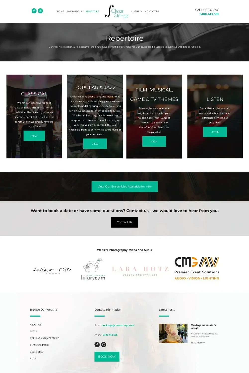 Clear Strings internal page preview #2