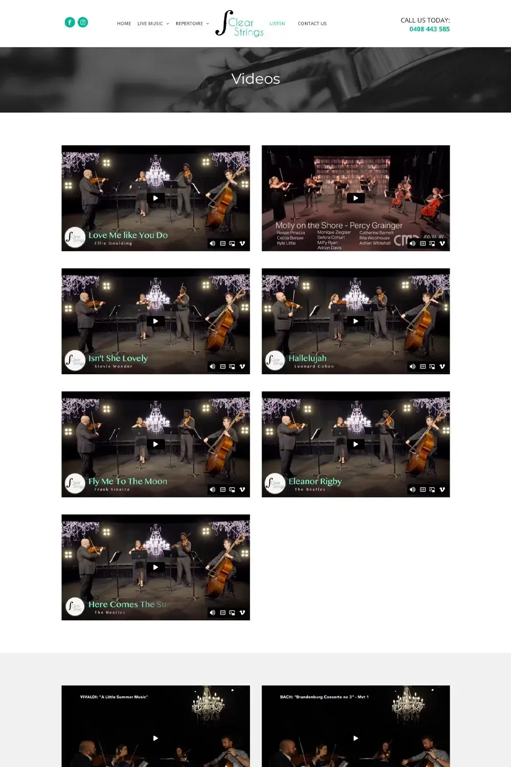 Clear Strings internal page preview #3