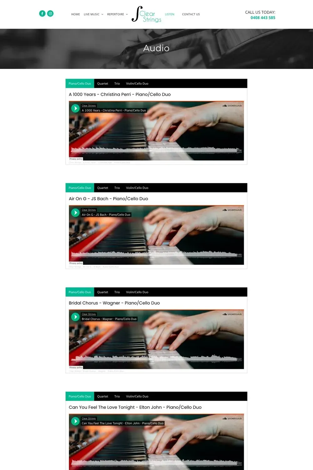 Clear Strings internal page preview #4