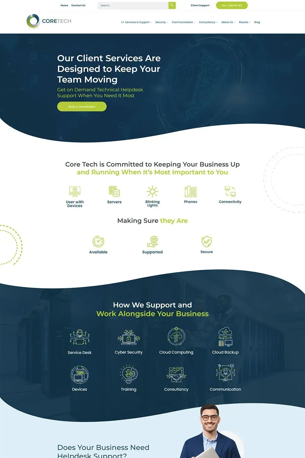 Core Tech internal page preview #2