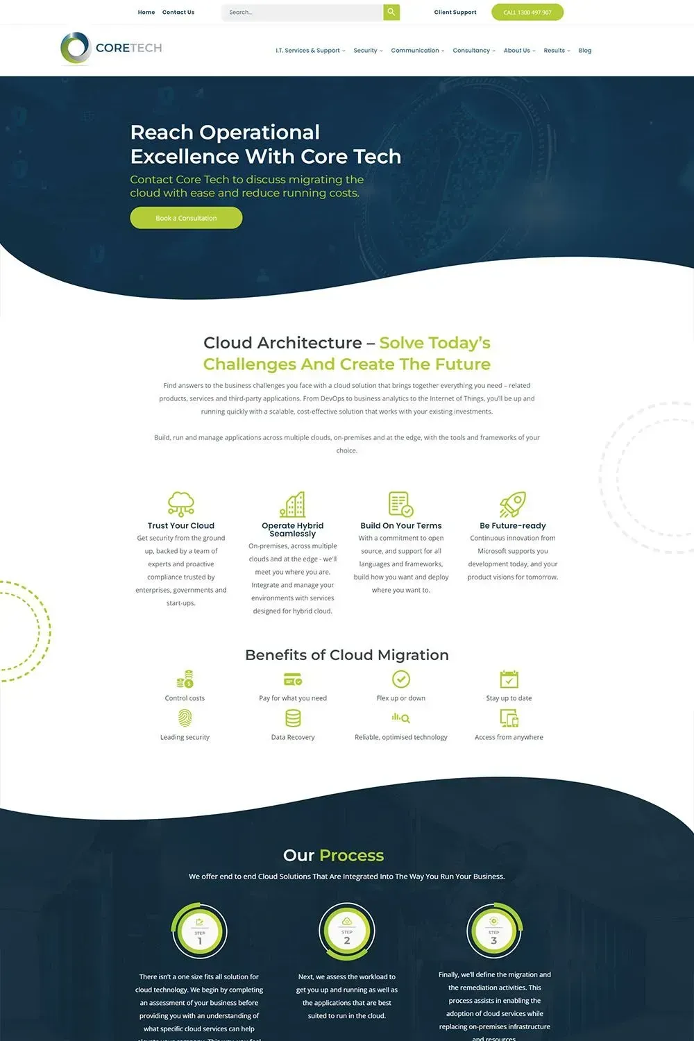 Core Tech internal page preview #3