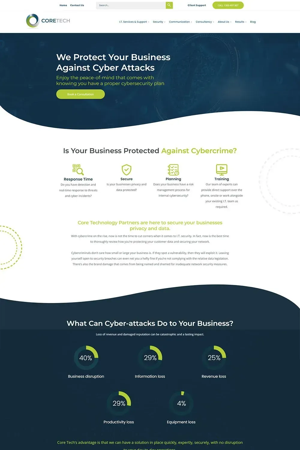 Core Tech internal page preview #4