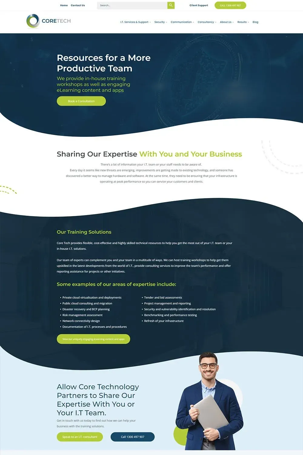 Core Tech internal page preview #5