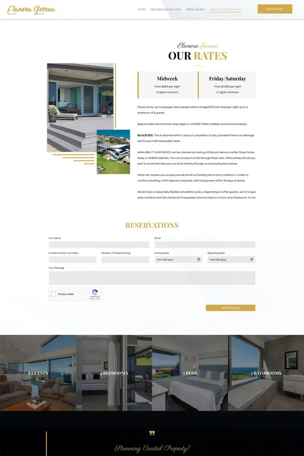 Elanora Gerroa internal page preview