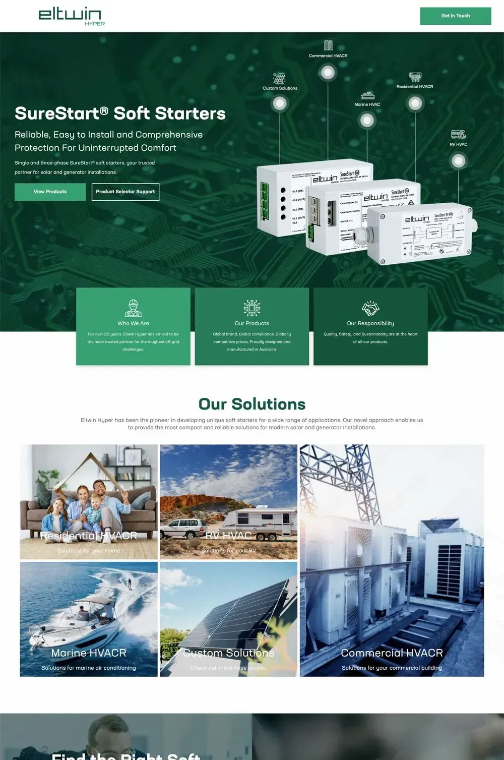 Eltwin Hyper home page preview