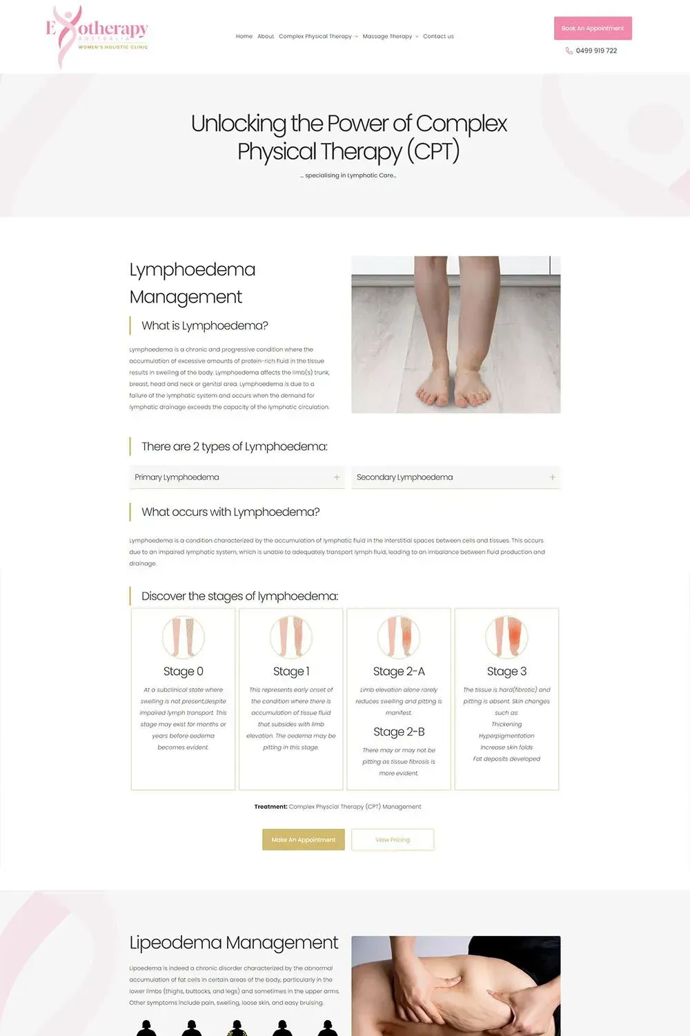 Exotherapy Australia internal page preview #2