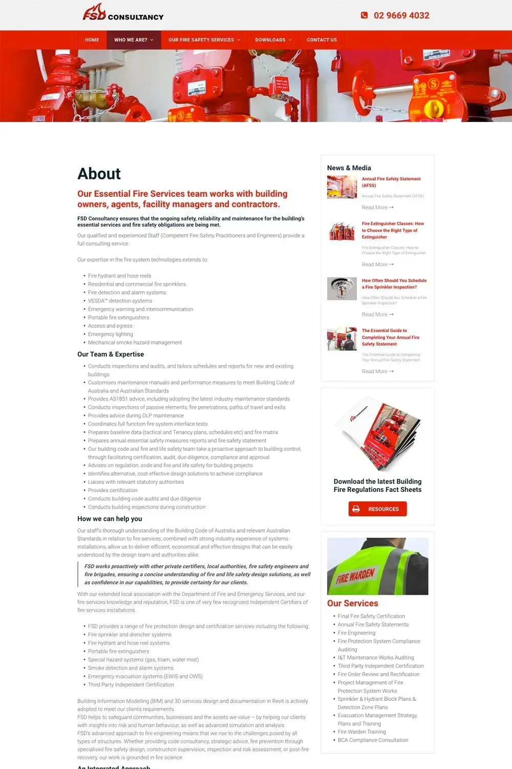 FSD Consultancy about us page preview