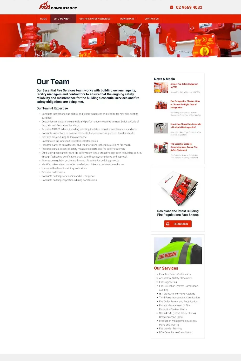 FSD Consultancy our team page preview