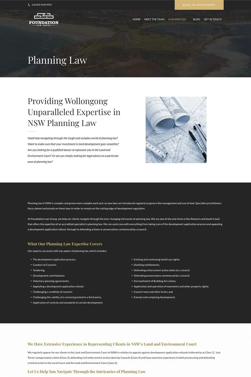 Foundation Law Group service page preview