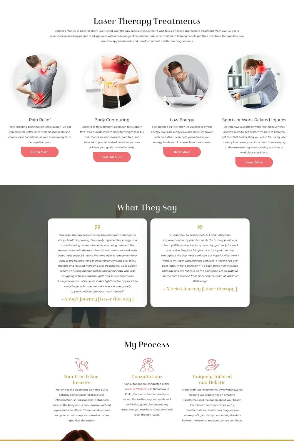 Gabriella Monus home page preview #2