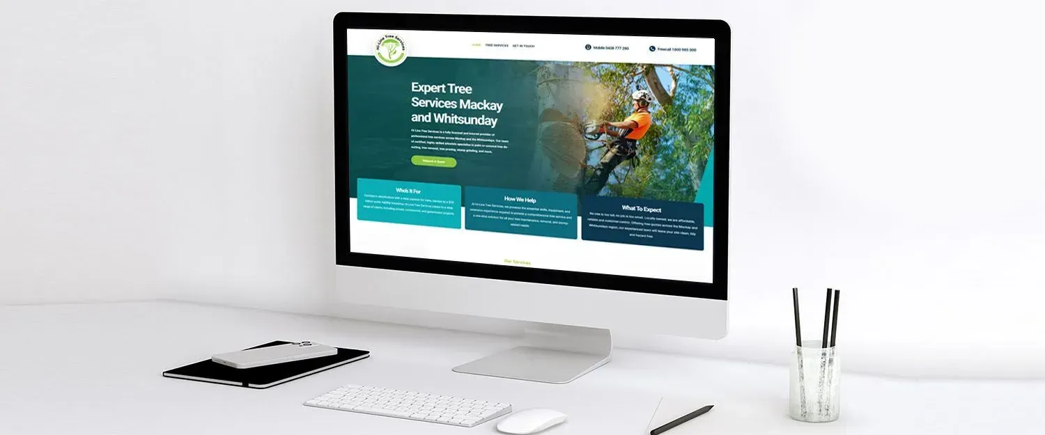 Hi-Line Tree Services website preview