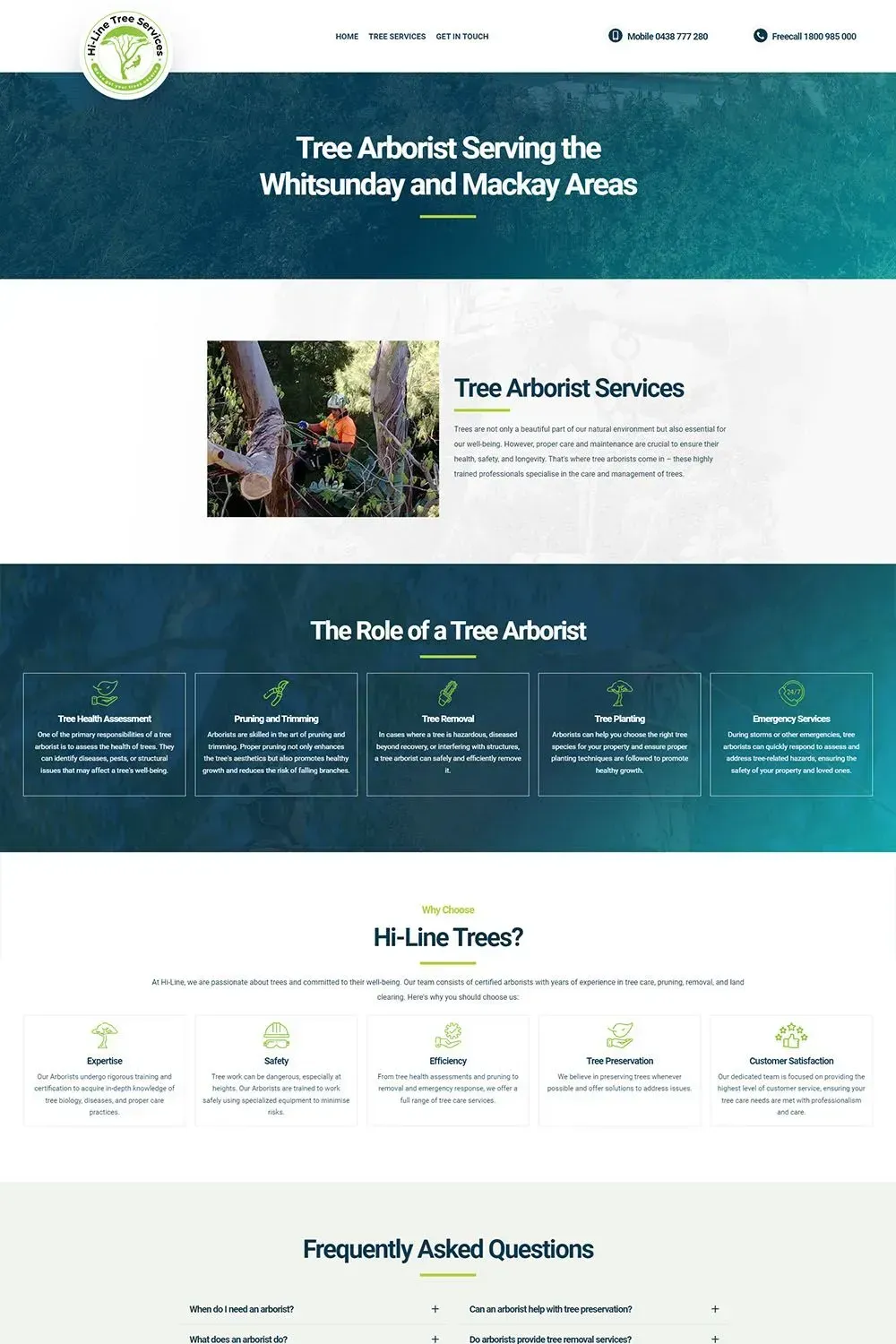 Hi-Line Tree Services internal page preview #2