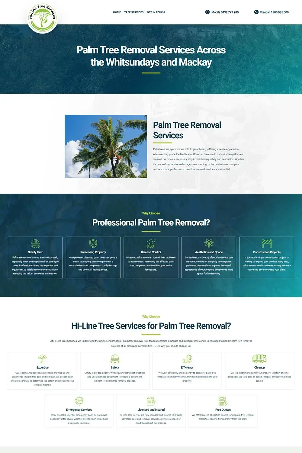 Hi-Line Tree Services internal page preview #3