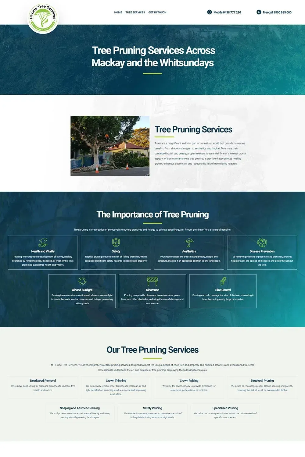 Hi-Line Tree Services internal page preview #4