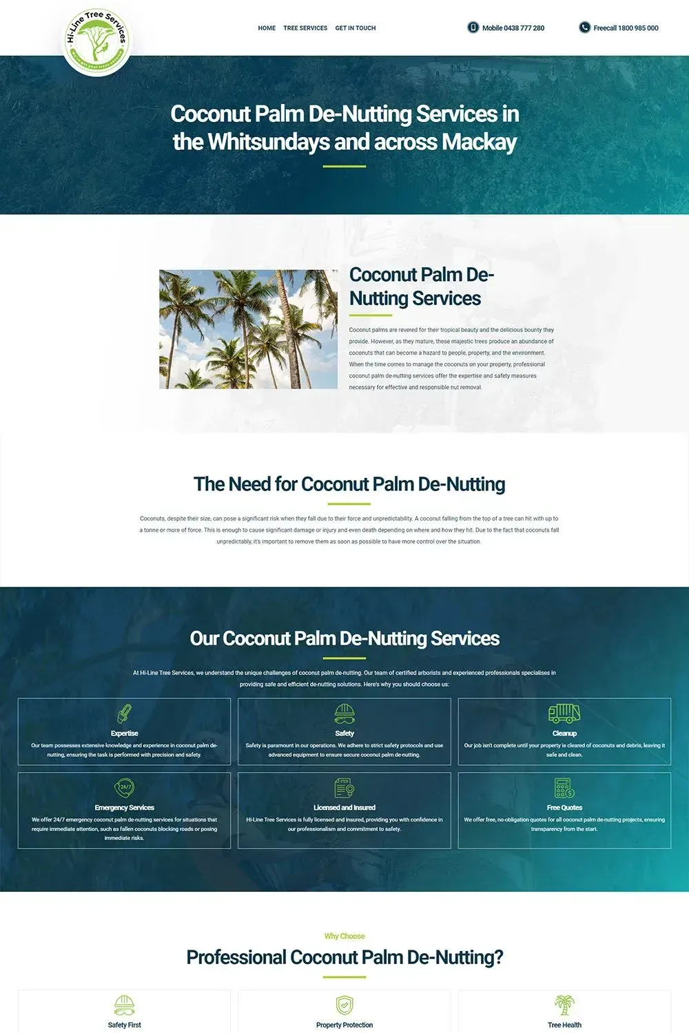 Hi-Line Tree Services internal page preview #5