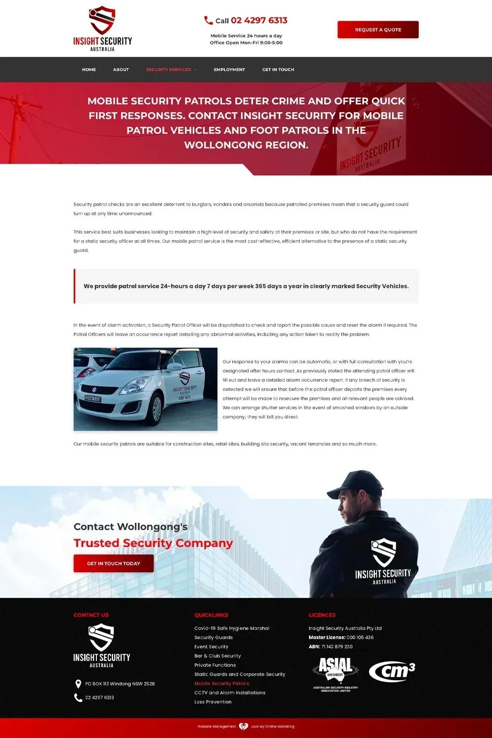 Insight Security internal page preview #2