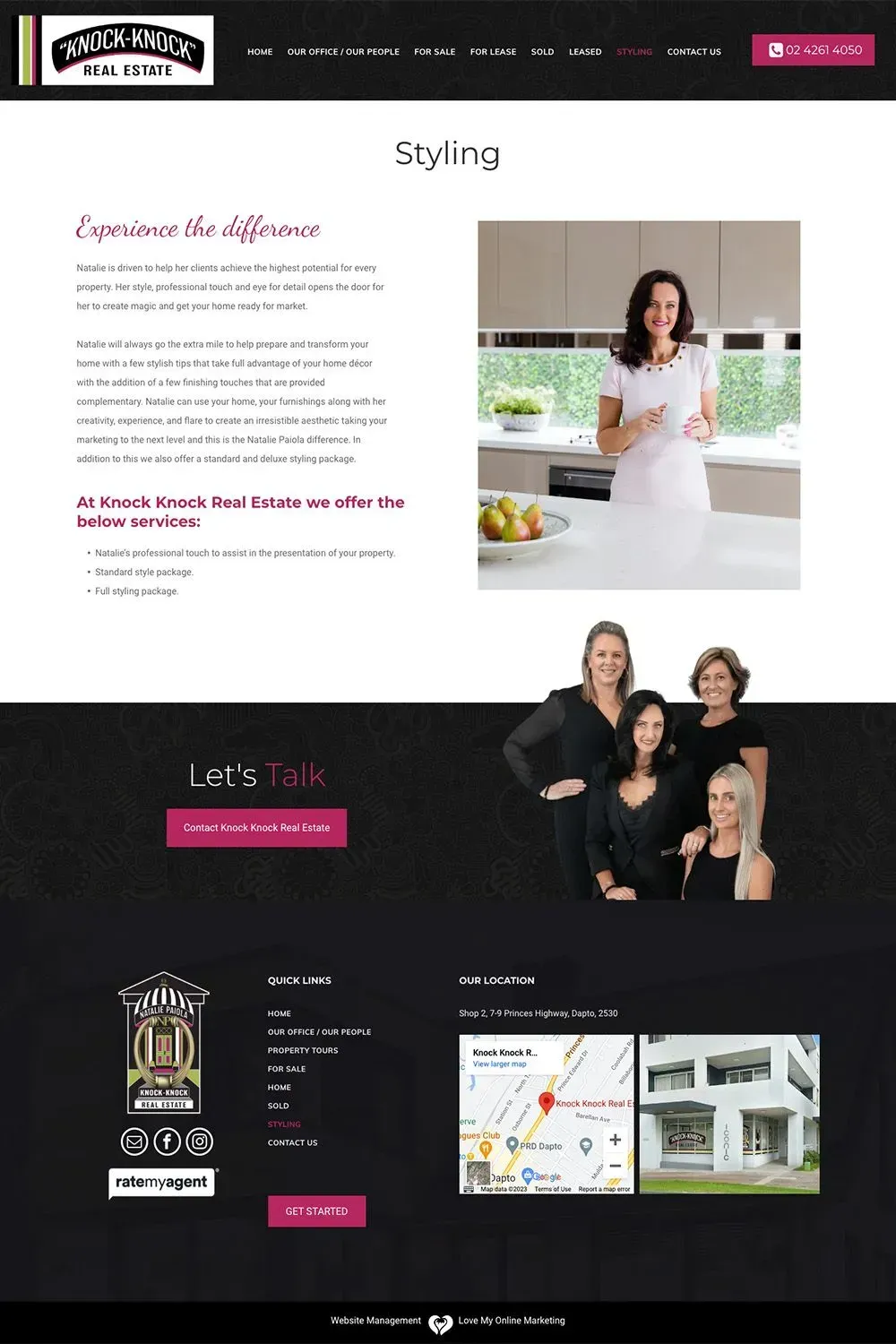 Knock Knock Real Estate internal page preview #2