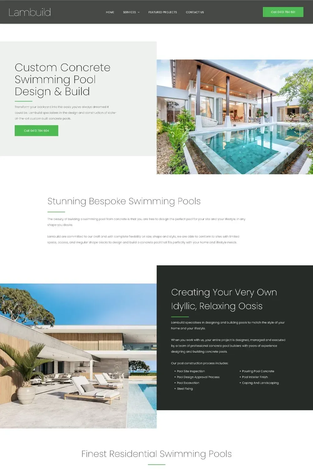 Lambuild internal page preview