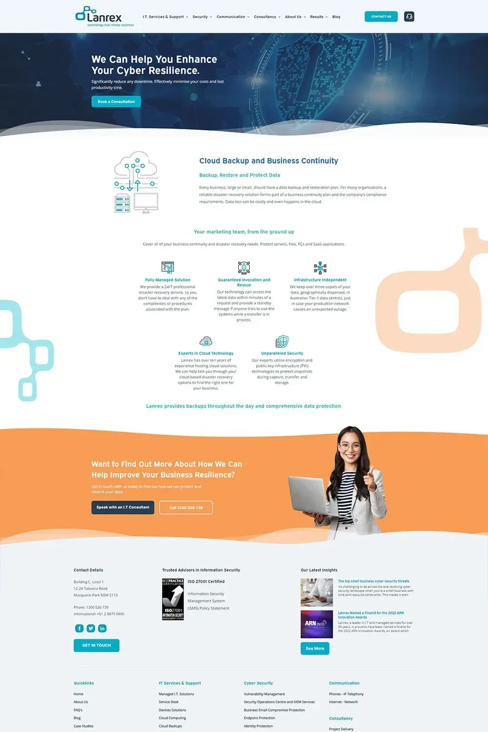 Lanrex internal page preview #5