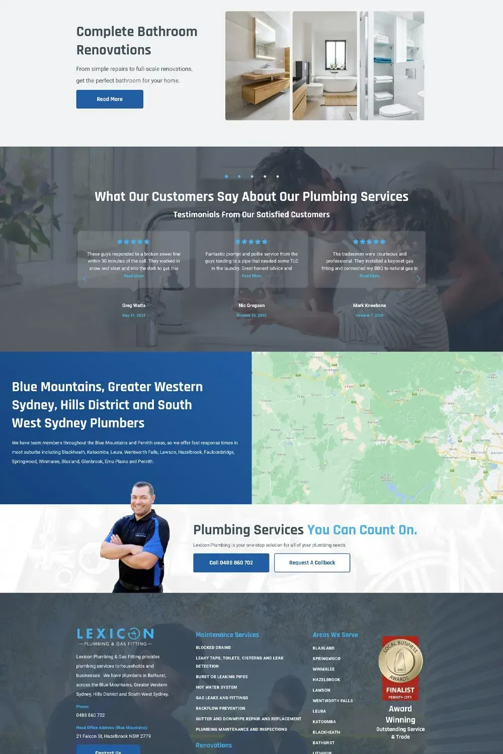 Lexicon home page website preview #2