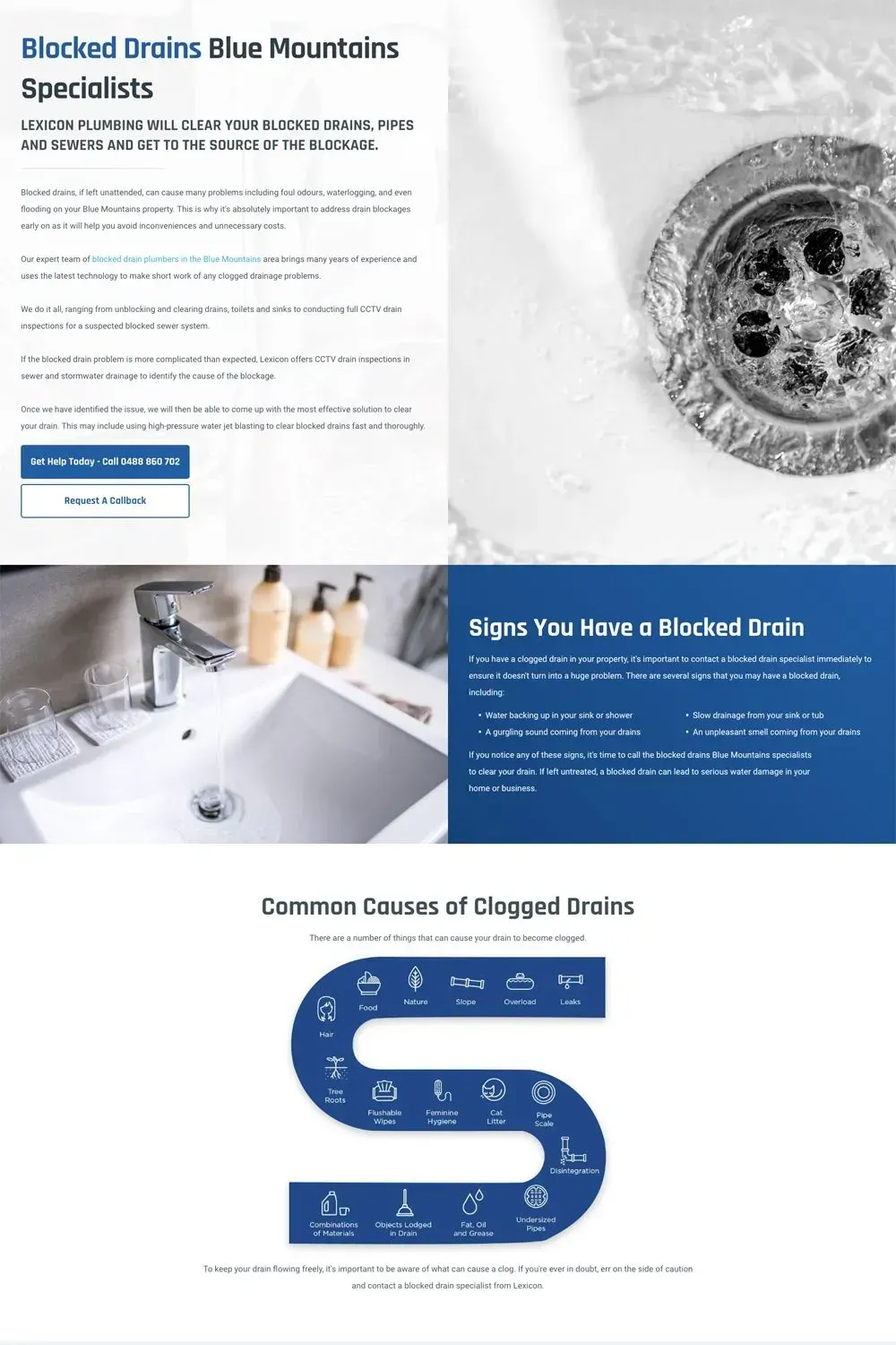 Lexicon internal page website preview