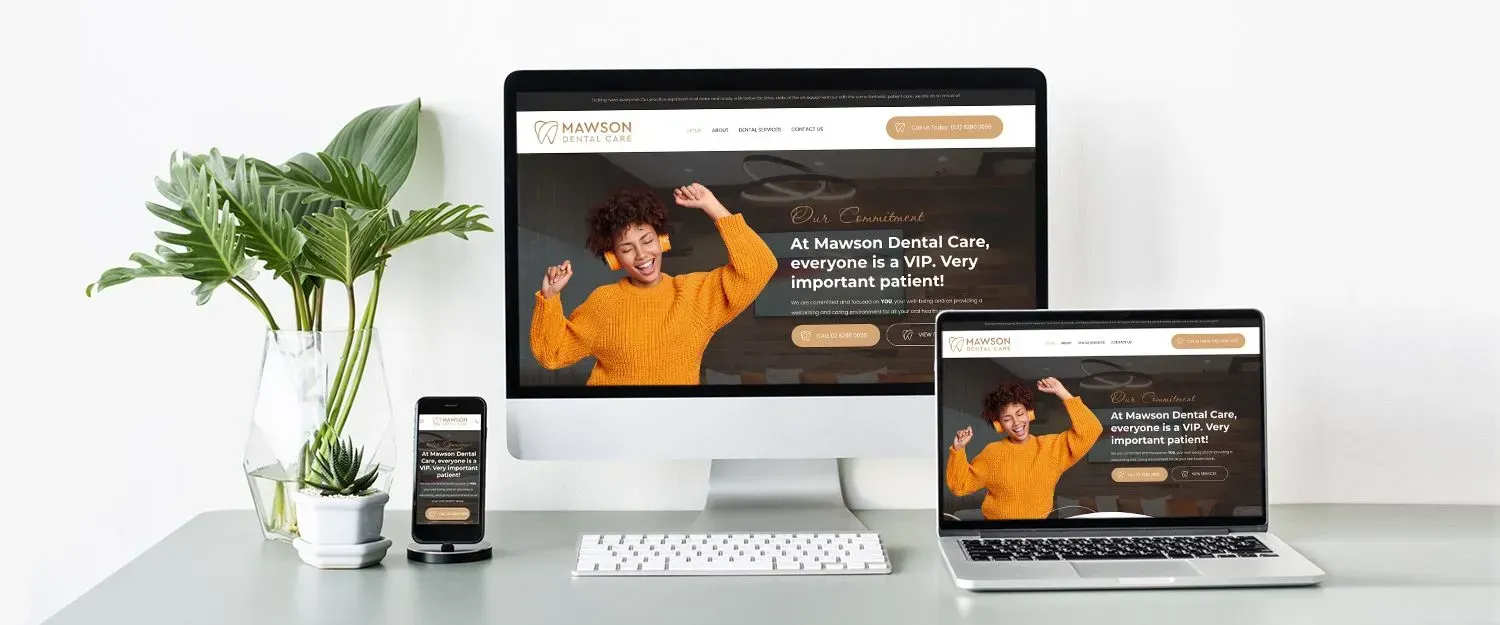 Mawson Dental Care website preview