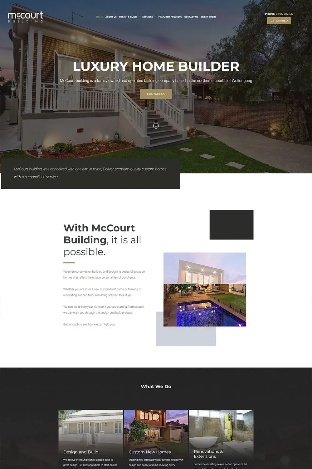 McCourt Building home page preview
