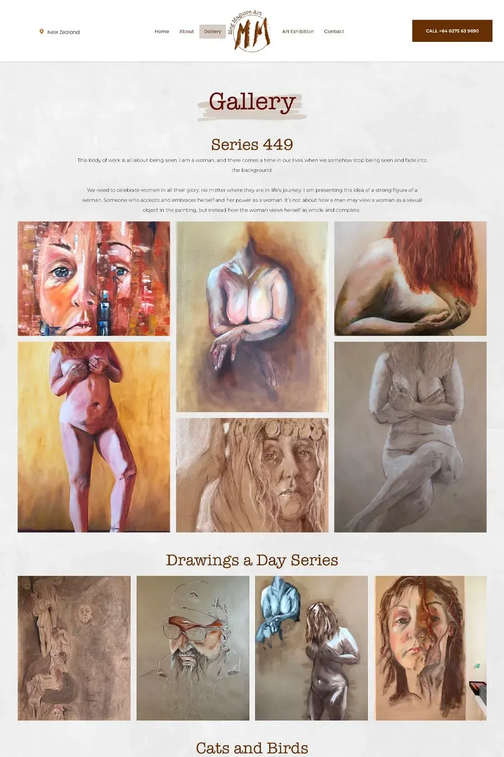 Meg Maguire Art gallery page preview