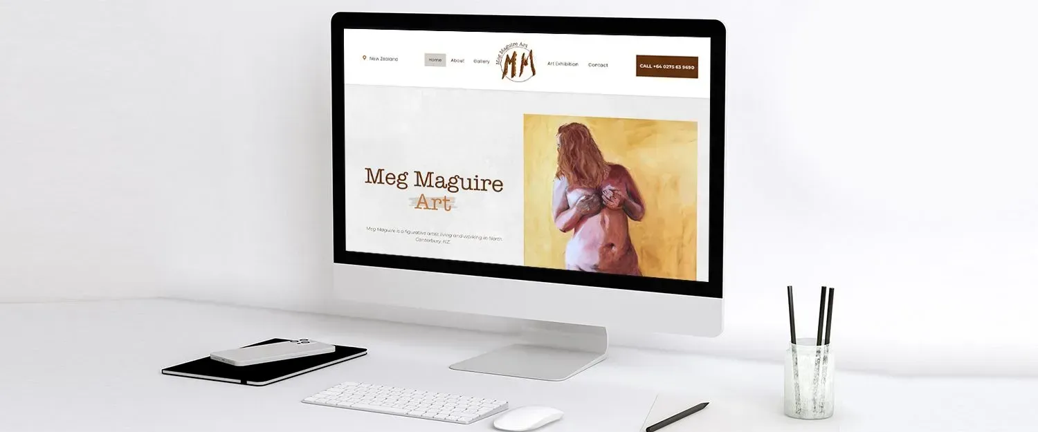 Meg Maguire Art website preview