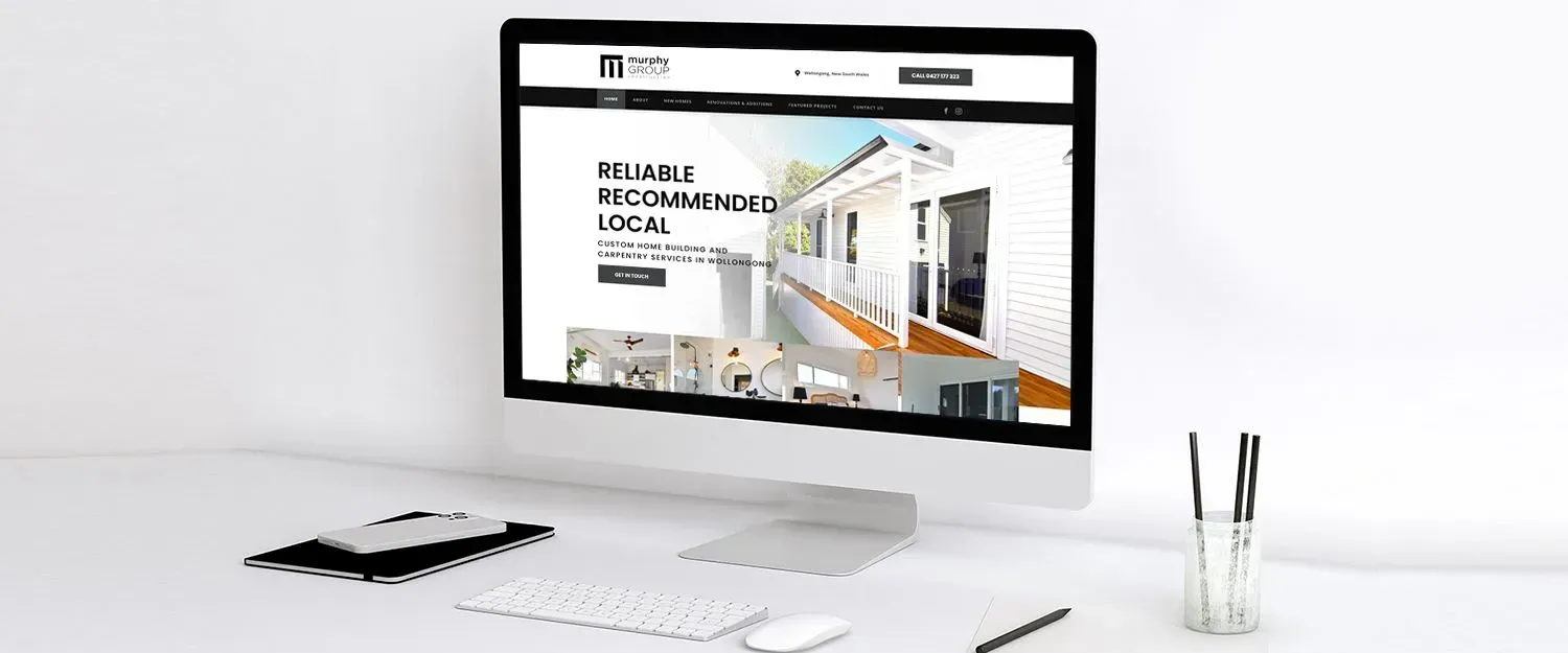 Murphy Group Construction website preview