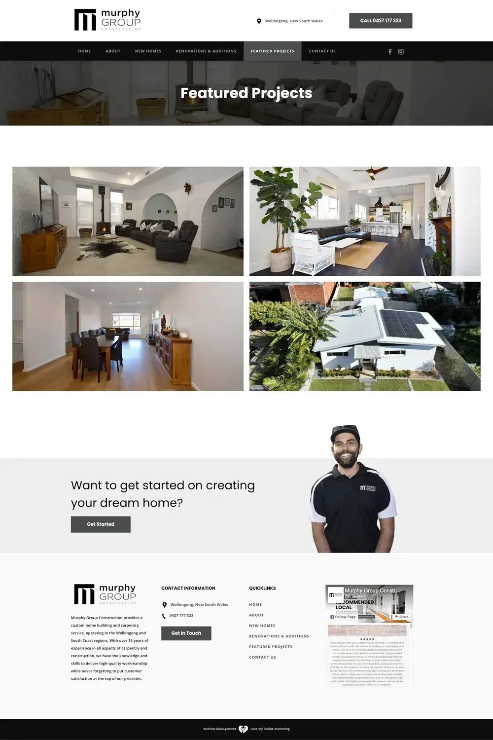 Murphy Group Construction gallery page preview