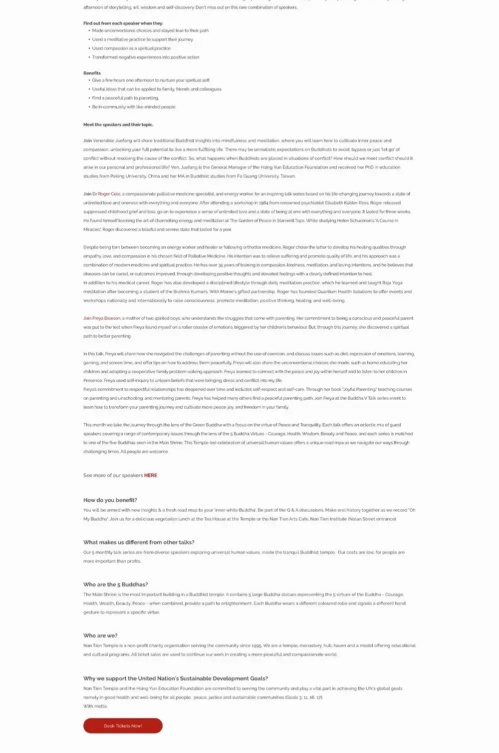 Nan Tien Temple landing page preview #2