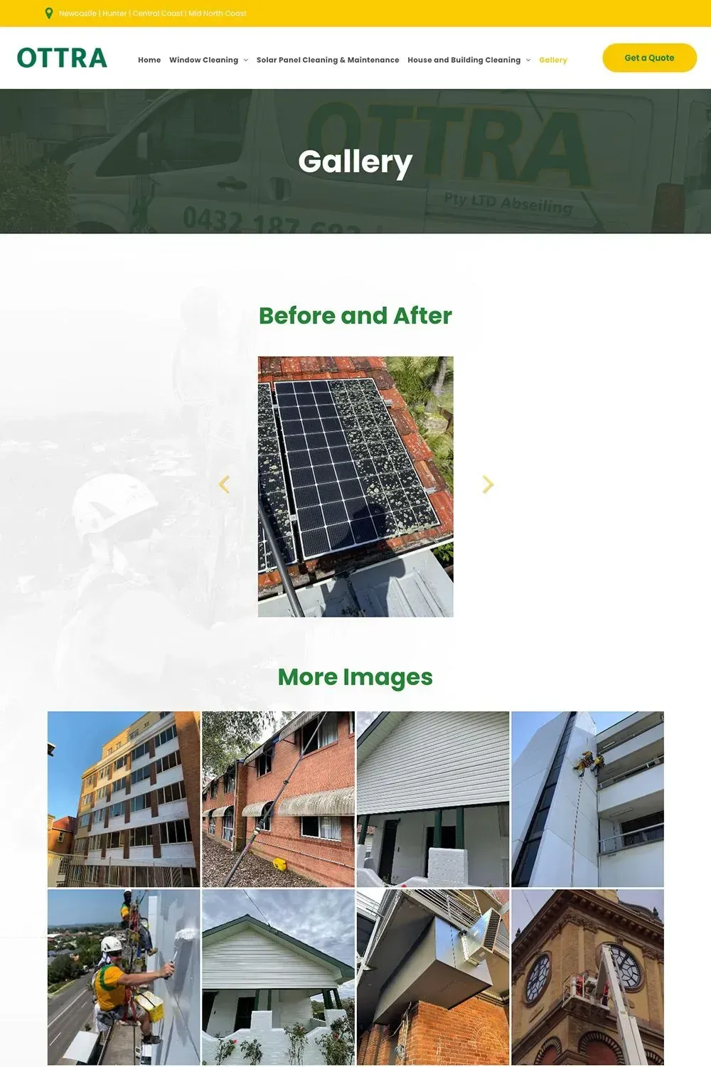 Ottra gallery page preview