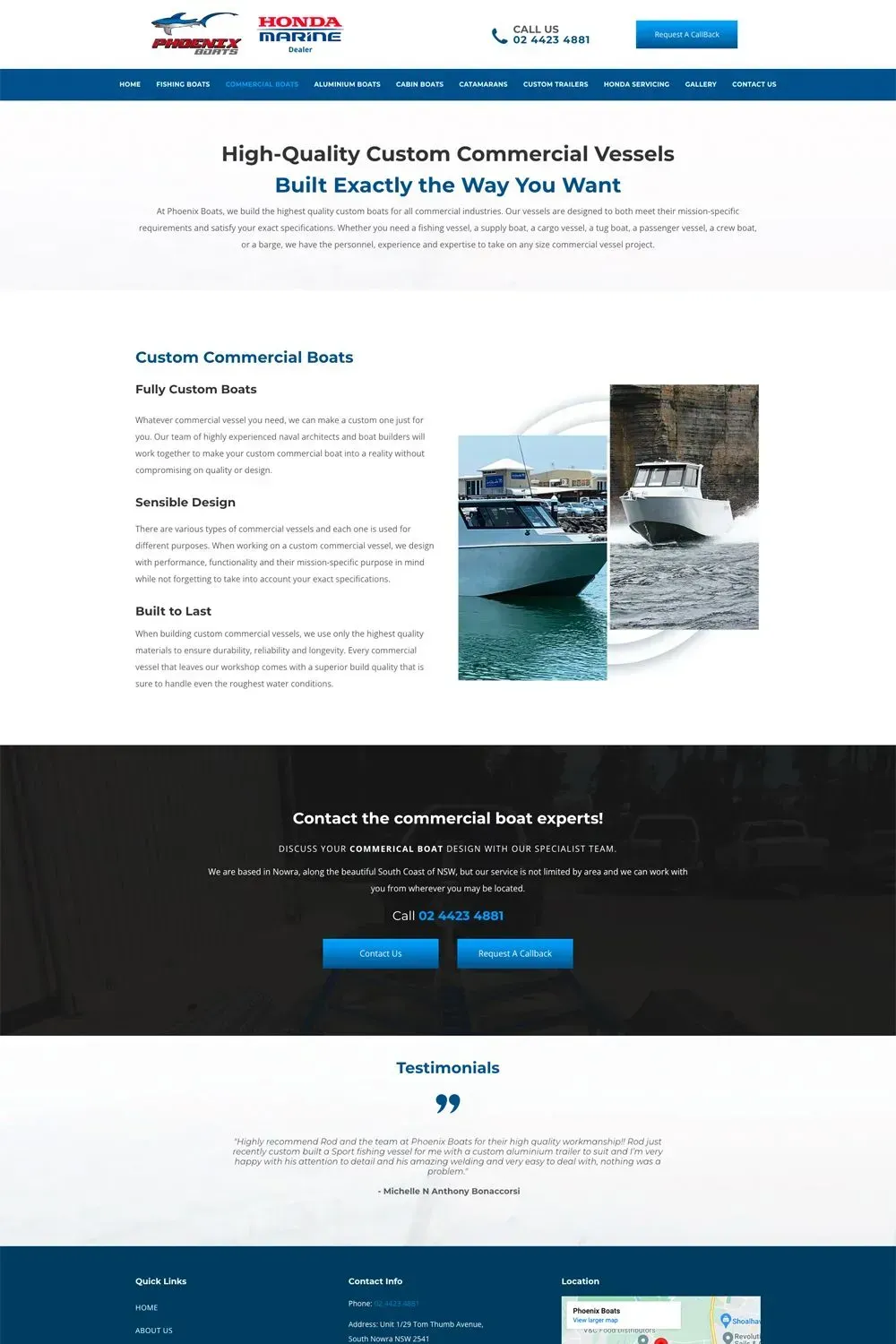 Phoenix Boats service page preview #2