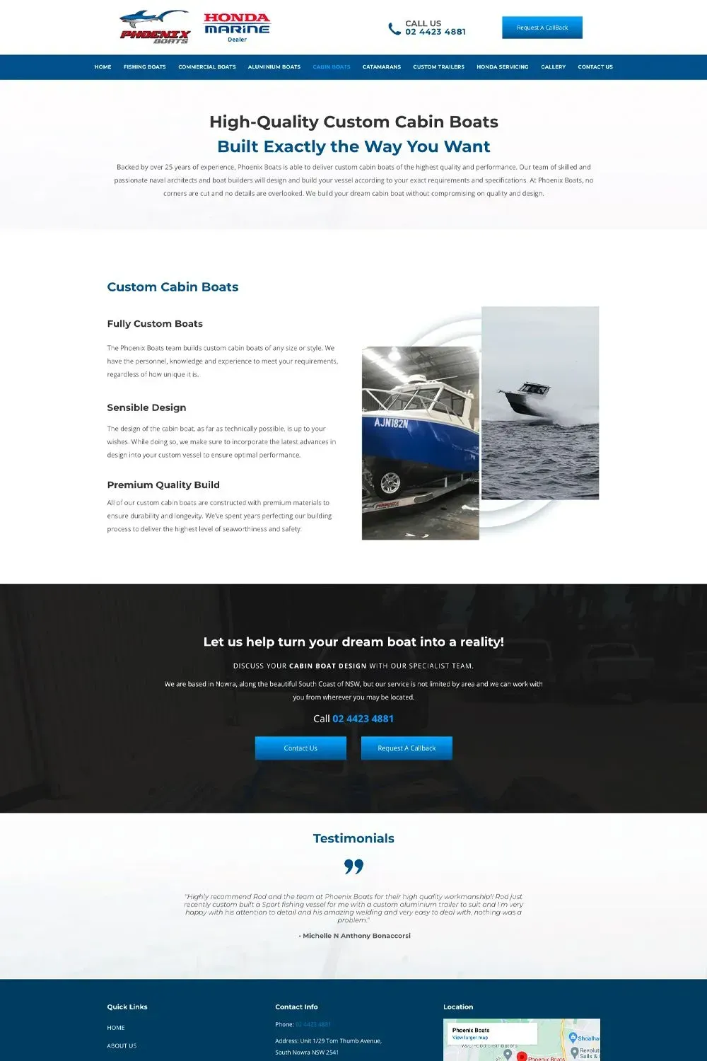 Phoenix Boats service page preview #3