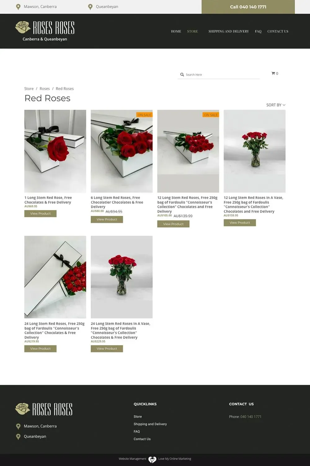 Roses Roses shop page preview #2