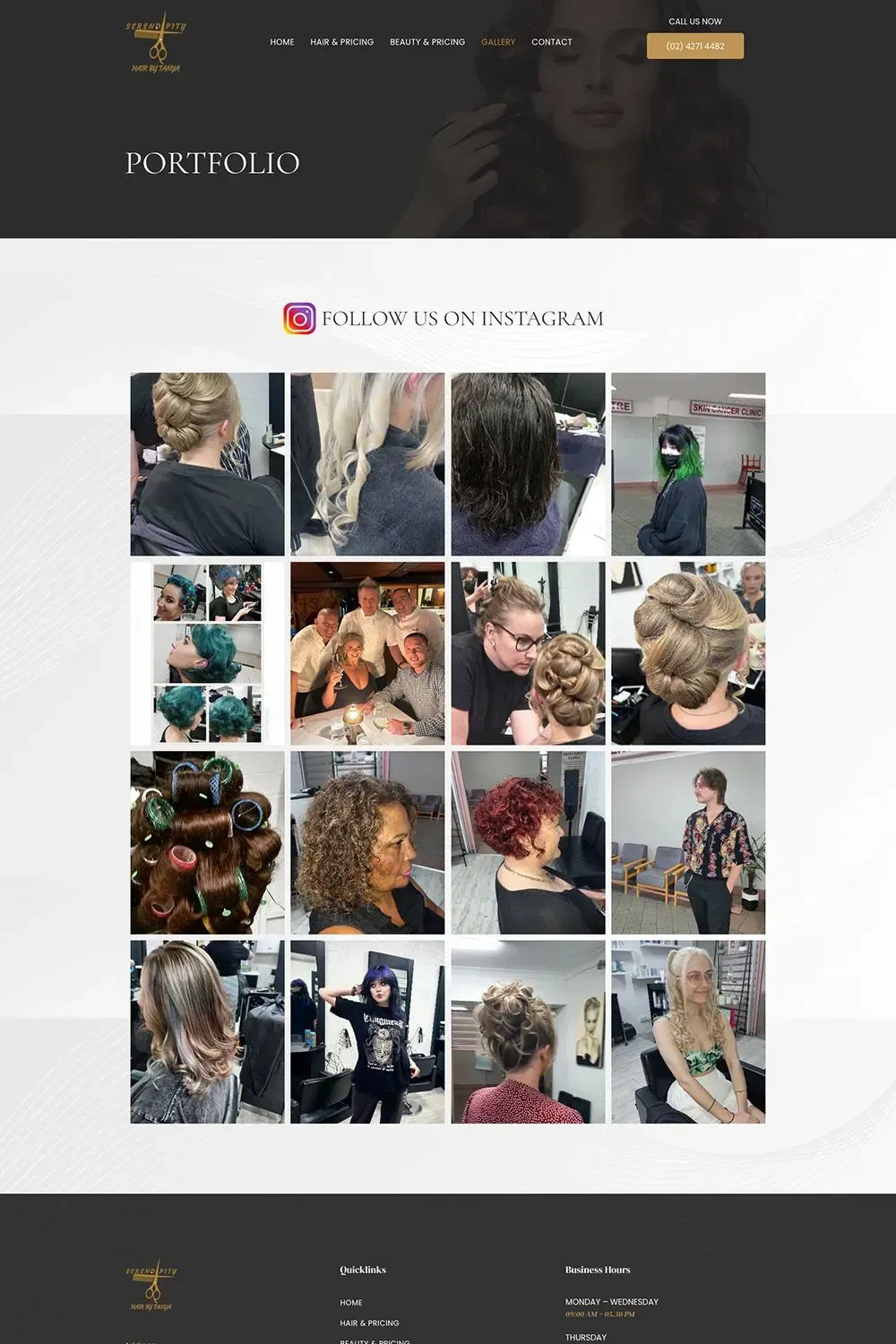 Serendipity Hair by Tanya gallery page preview