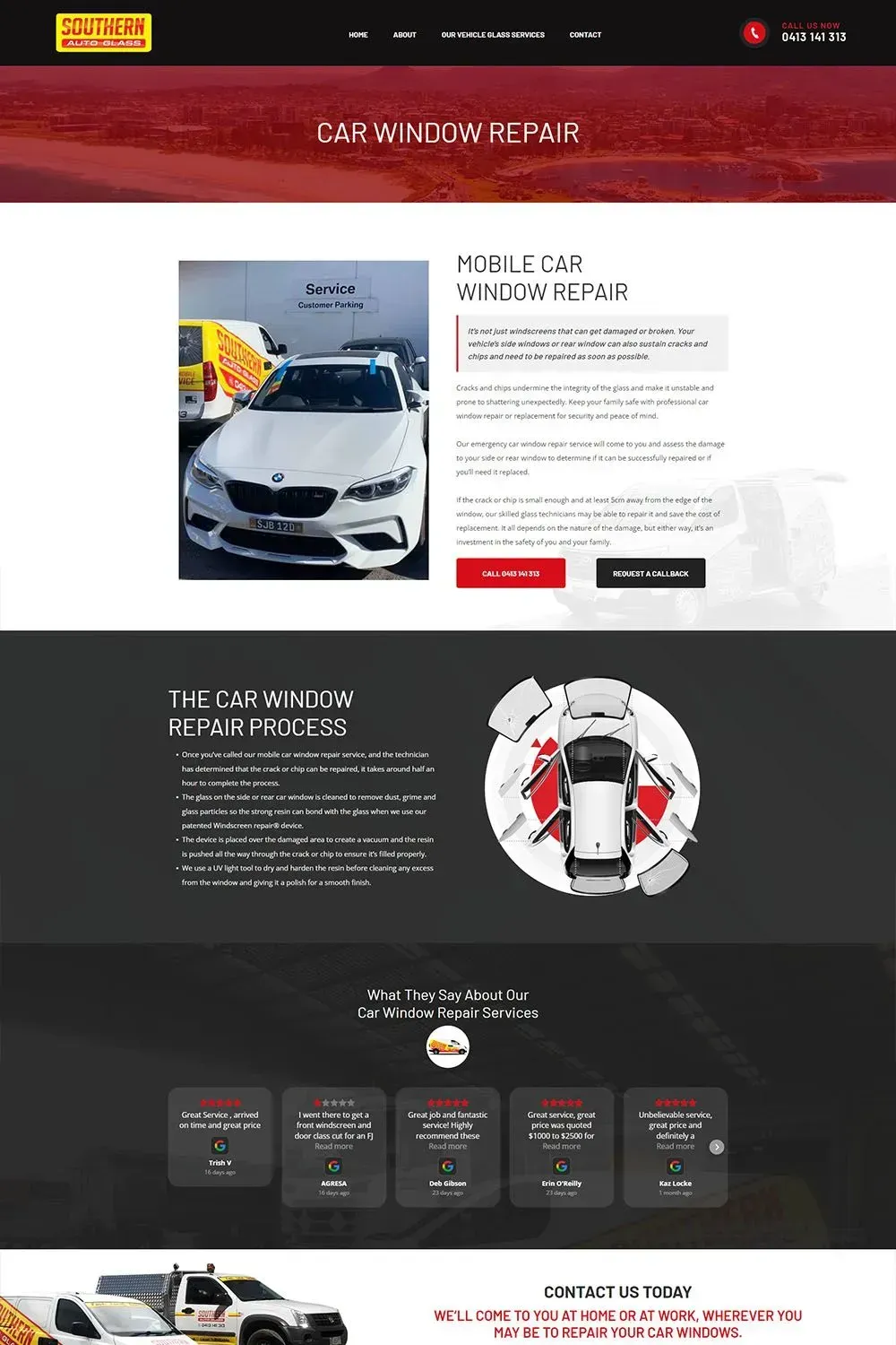 Southern Auto Glass internal page preview #3