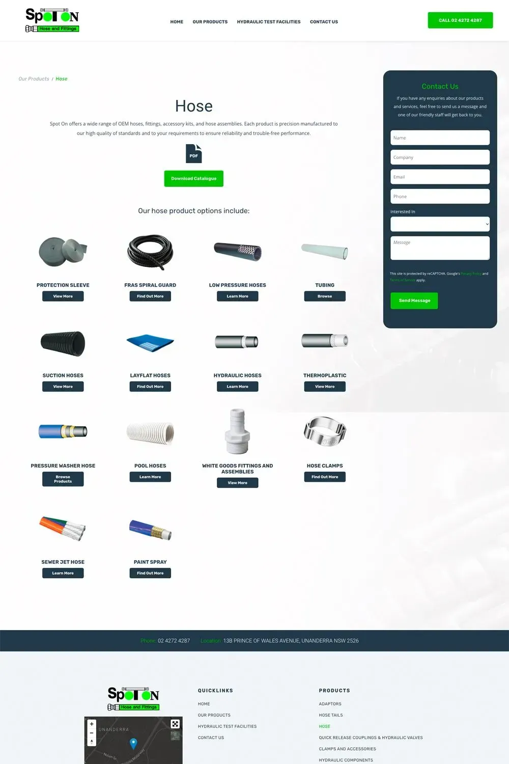 Spot On Hose & Fittings shop page preview #2