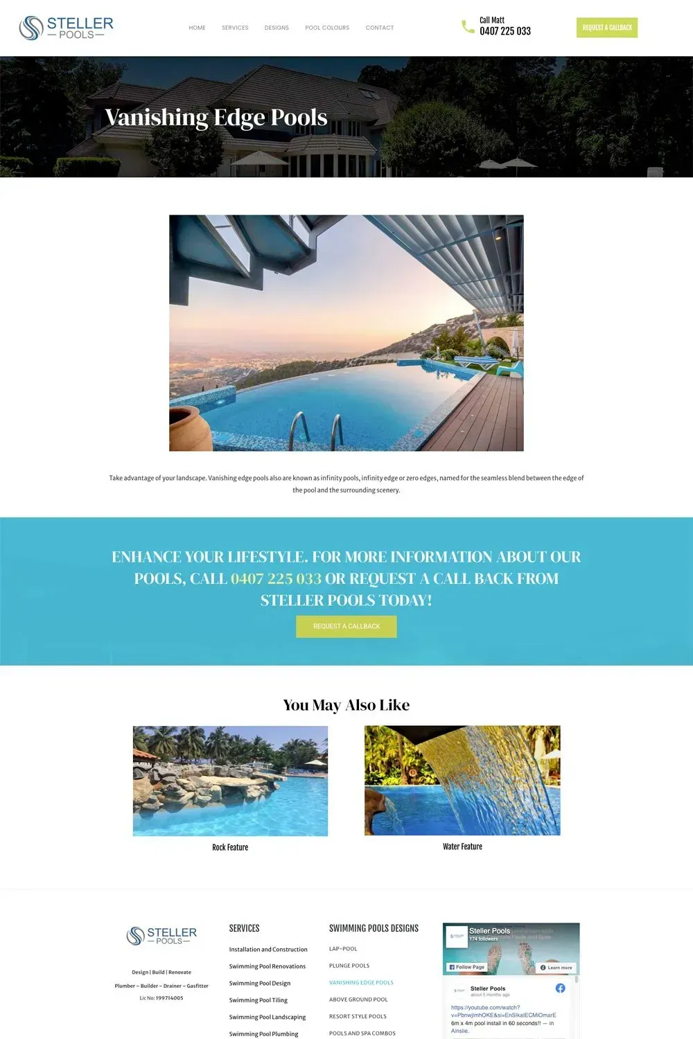Steller Pools internal page preview #3