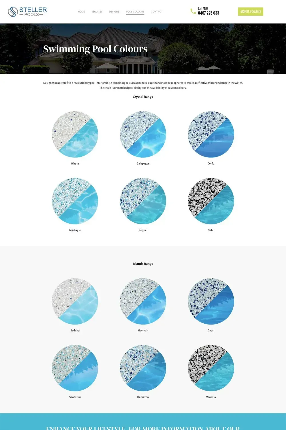 Steller Pools internal page preview #4