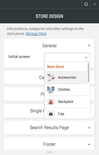 Store overview image