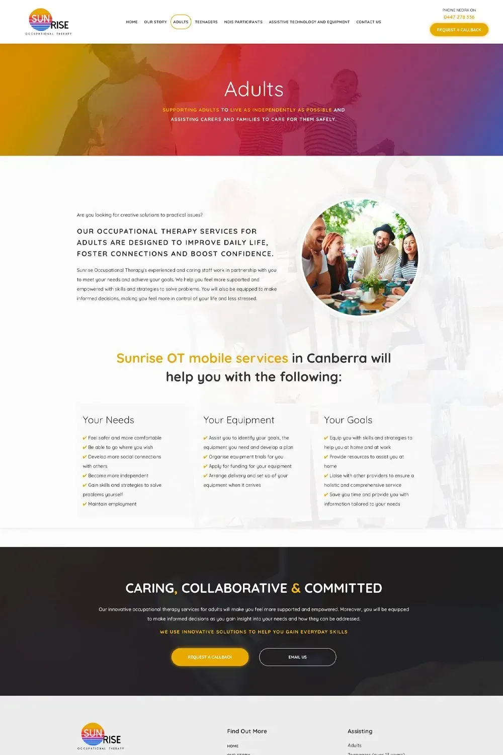 Sunrise OT service page preview #1