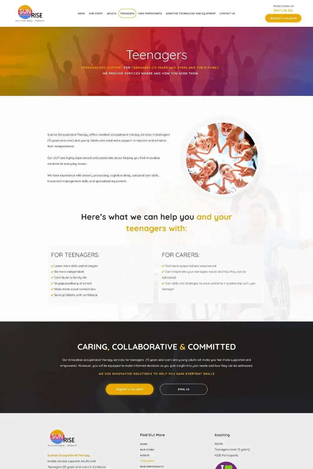 Sunrise OT service page preview #2