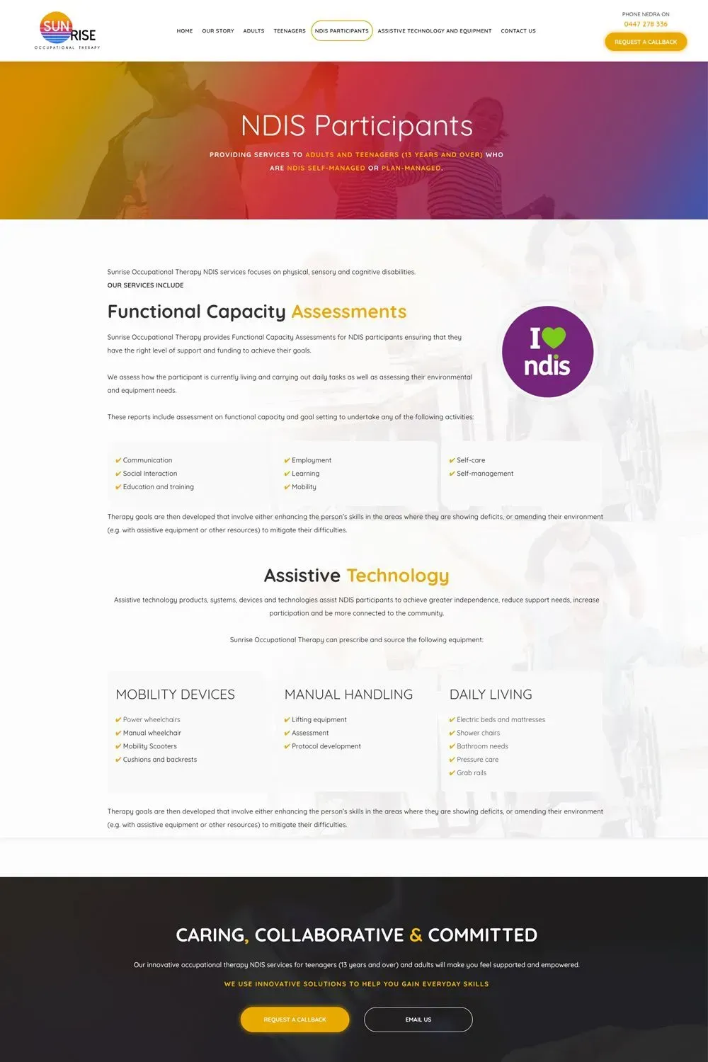Sunrise OT service page preview #3