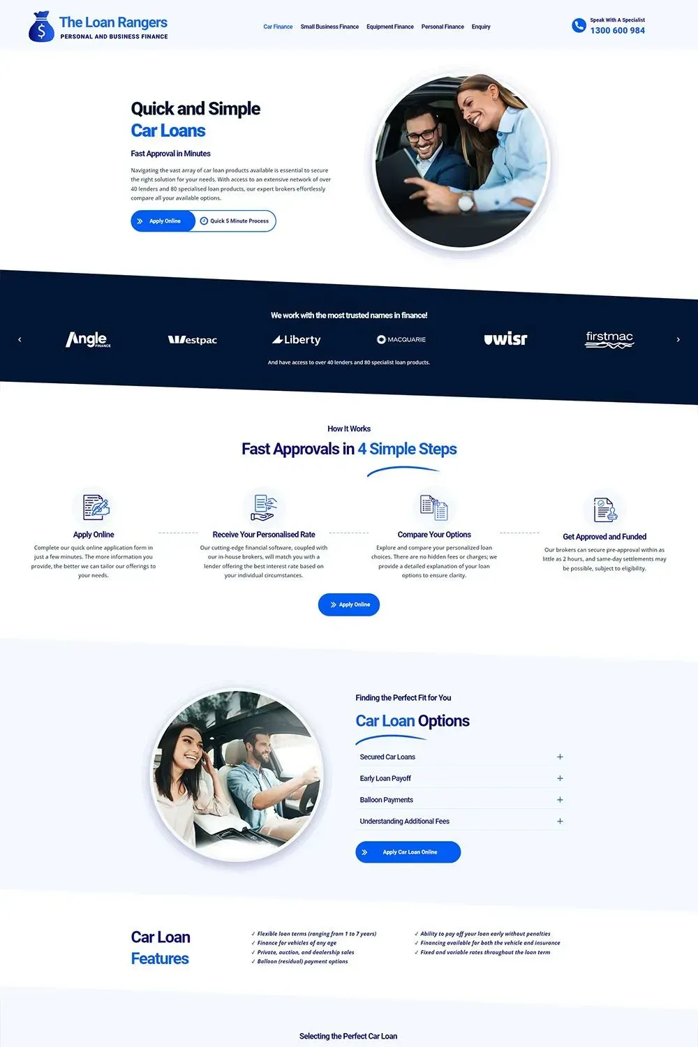 The Loan Rangers internal page preview