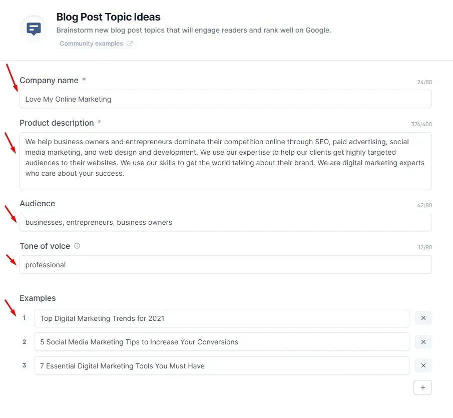 the blog post topic ideas template