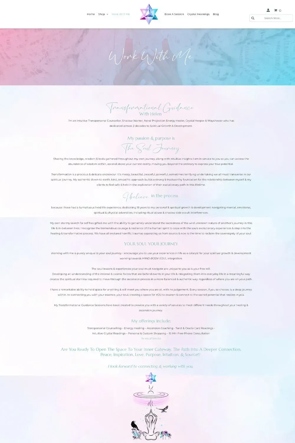 The Merkabah internal page preview