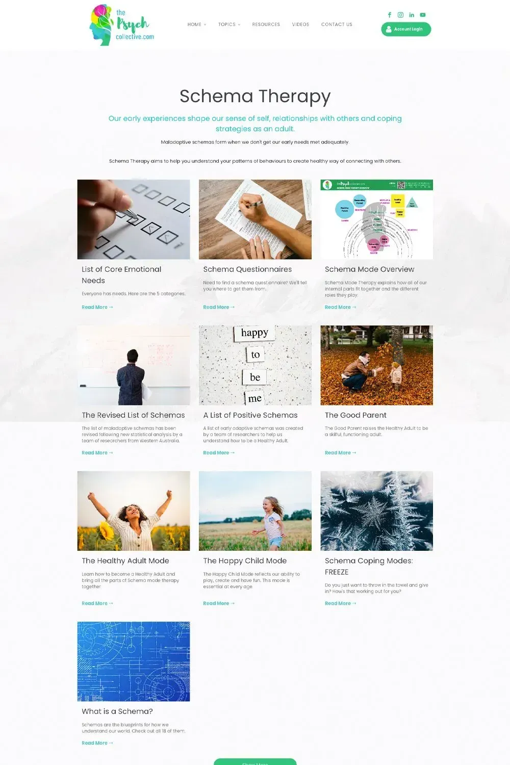 The Psych Collective internal page preview #2