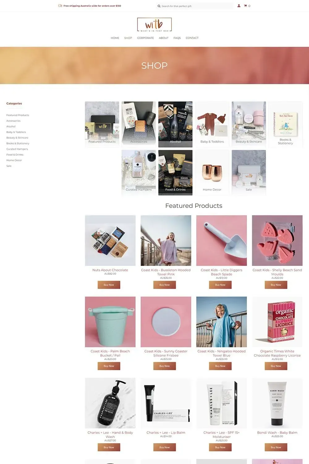 What's In That Box internal page preview